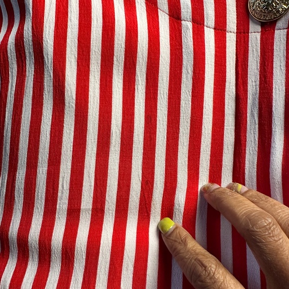 Vintage Liz Claiborne Striped Dress Size 10/12 - Picture 3 of 3